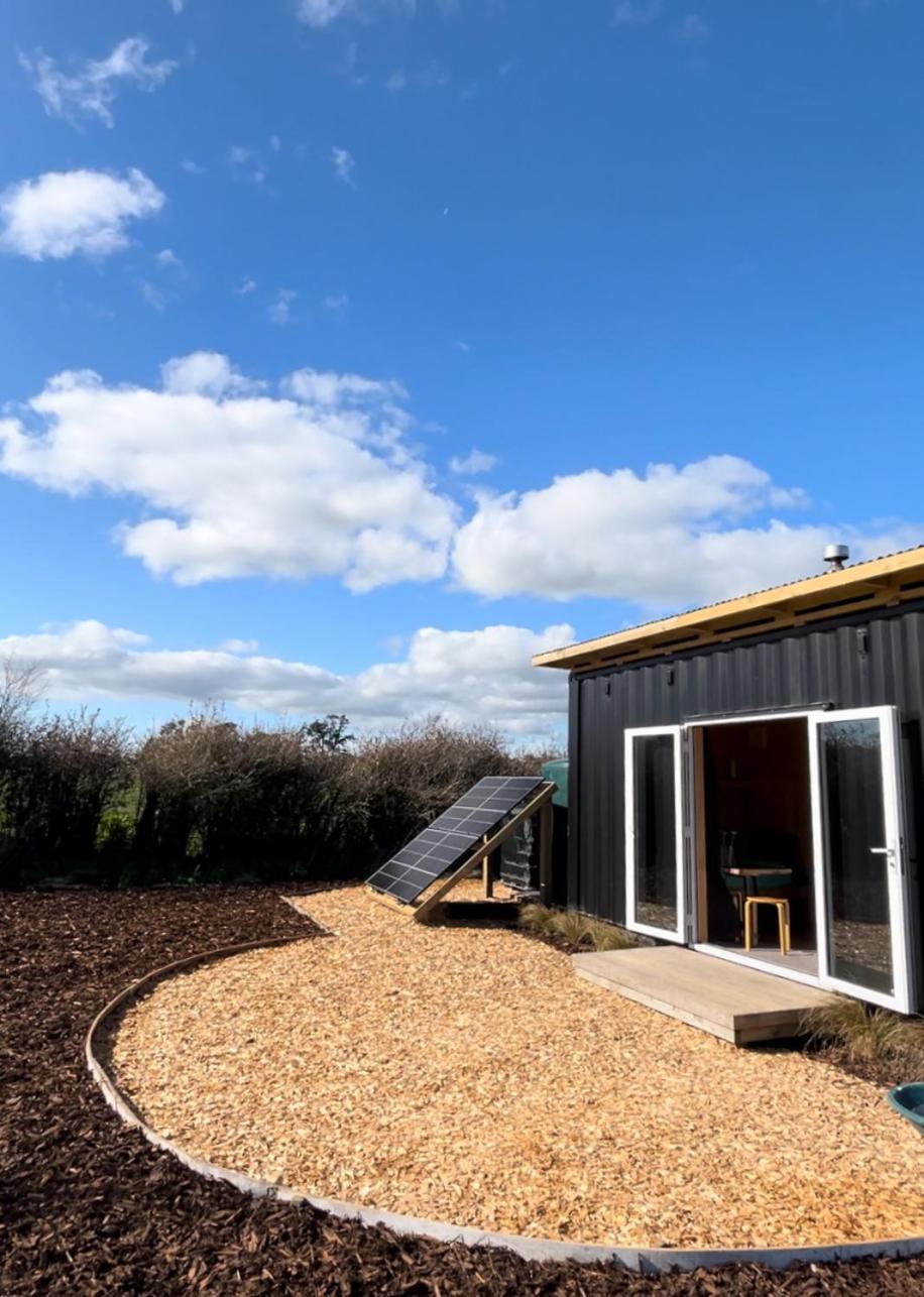 Cosy Tiny Container Cabin Carterton Buitenkant foto